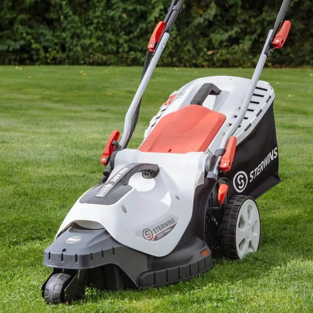 Газонокосилка аккумуляторная Sterwins  36 В 36 см 1x4 Ач АКБ и ЗУ входит в комплект STLM-2203973 - Вид №9