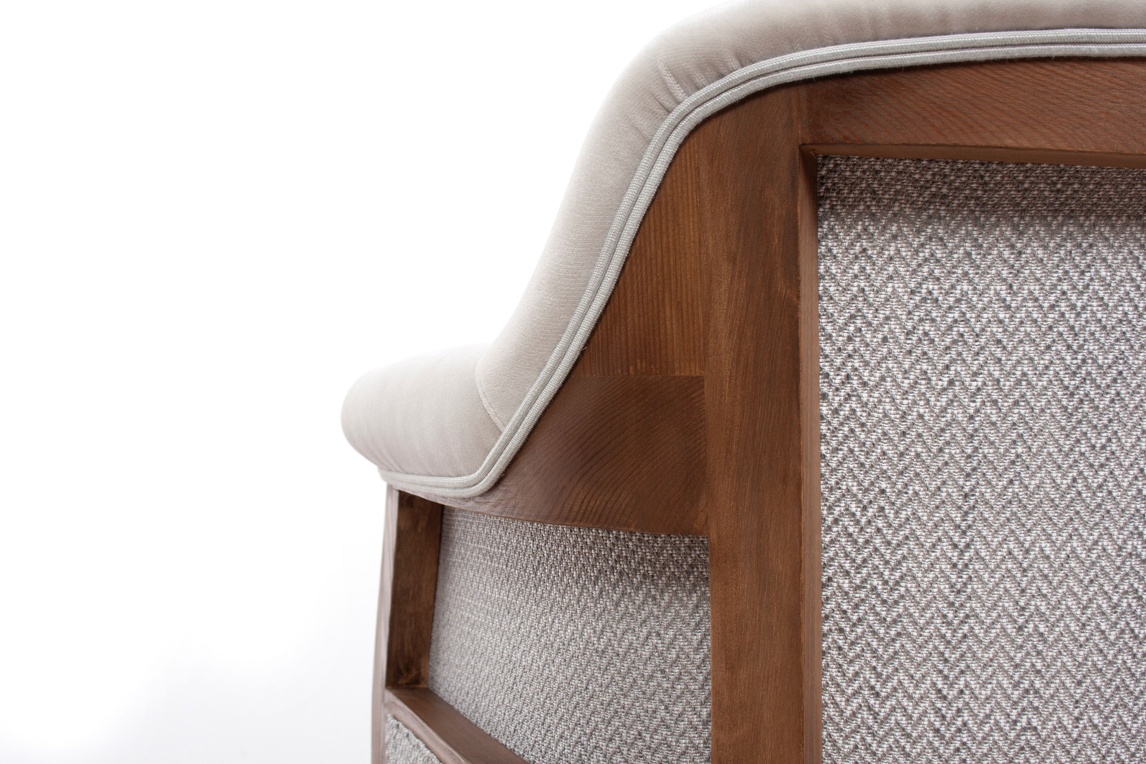 Бархатный стул с подлокотниками CREARTE COLLECTIONS Paris Essence ARCH-00138109 - Вид №16