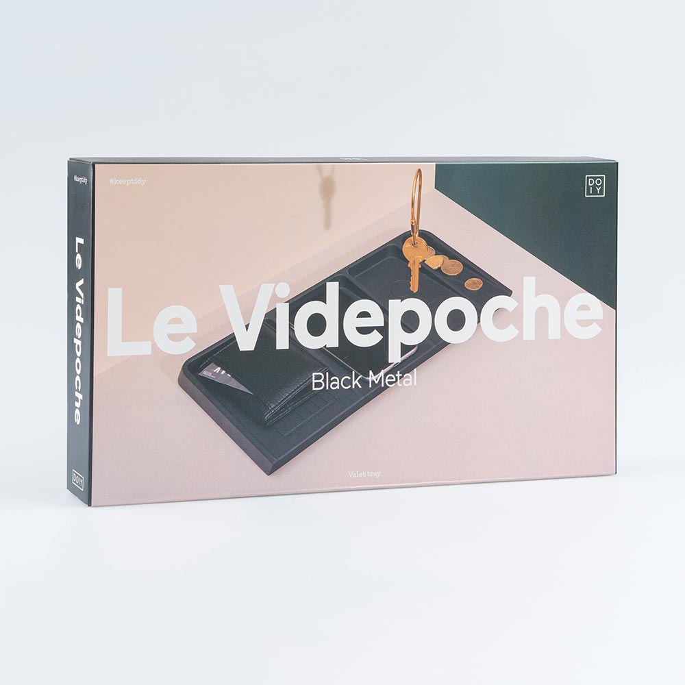 DYVIDEPBK Органайзер для рабочего стола le videpoche чёрный Doiy  - Вид №4