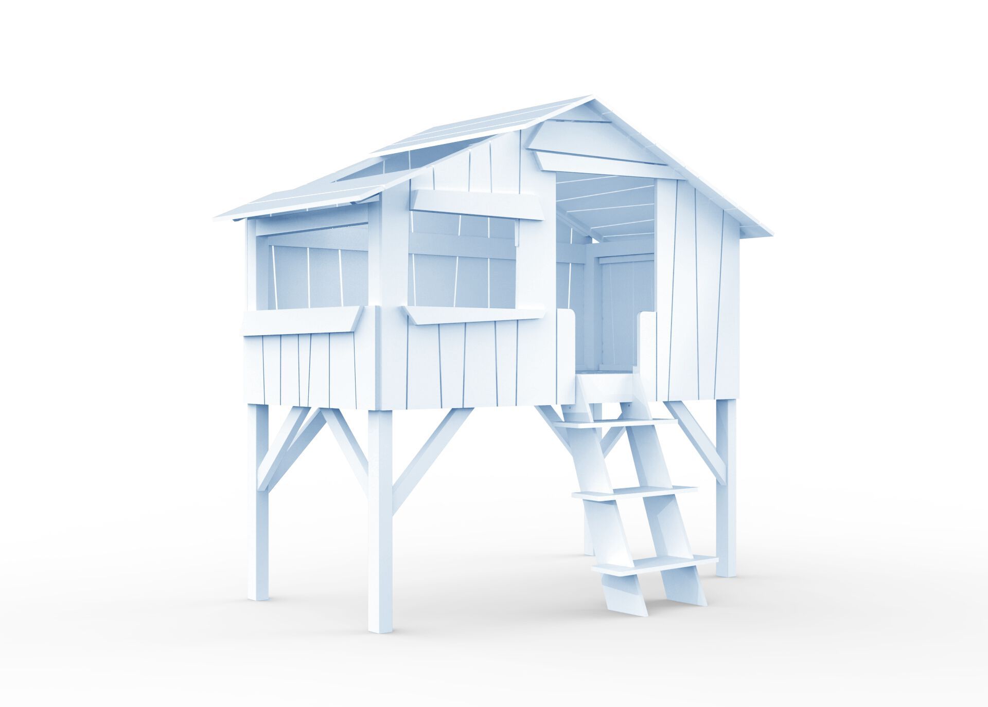 Односпальная кровать из МДФ Mathy by Bols КРОВАТИ И ГОРКИ ДЛЯ ДОМИКОВ НА ДЕРЕВЕ ARCH-00136891 - Вид №32