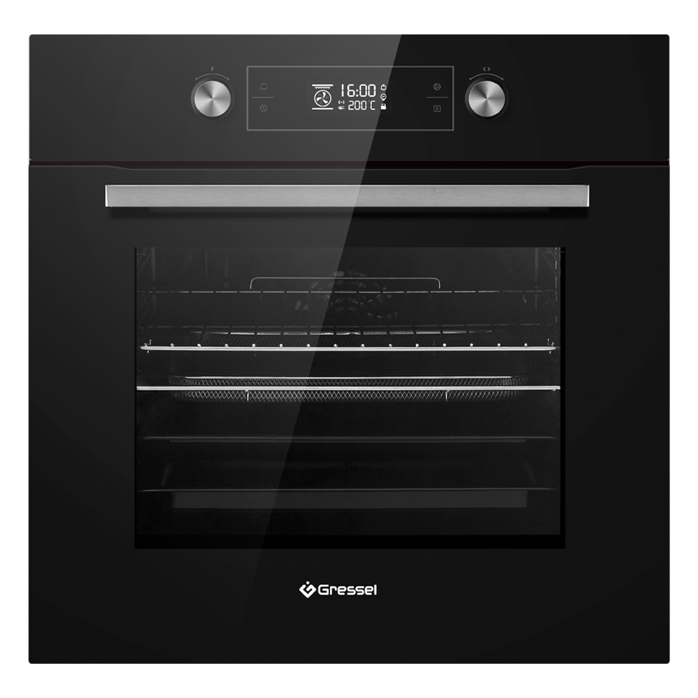 9256881 Электрический духовой шкаф Gressel RU6ES7769000 черный STDN-0117099