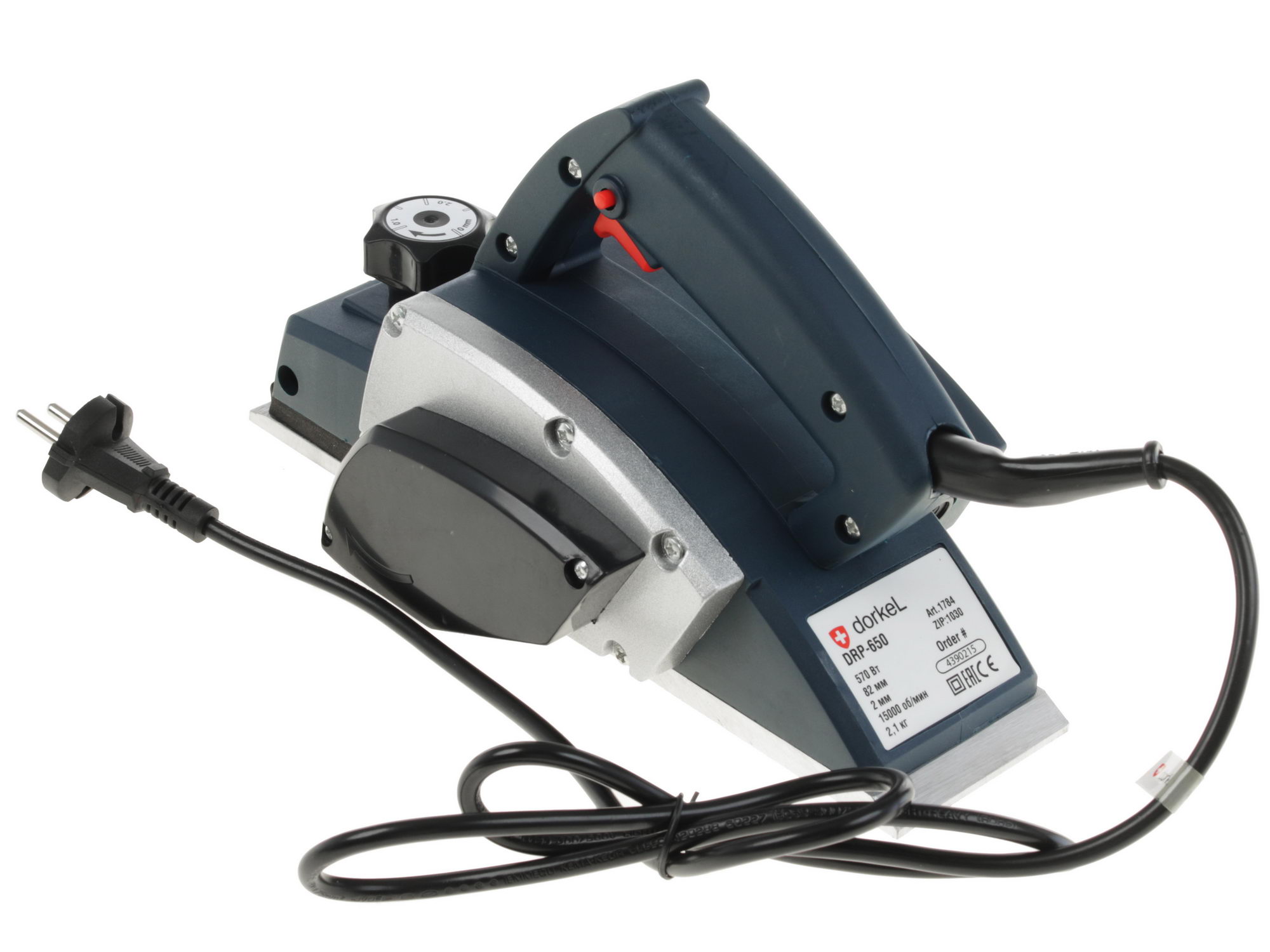 Электрорубанок Dorkel DRP-650 1077418 STDN-0020930 - Вид №5