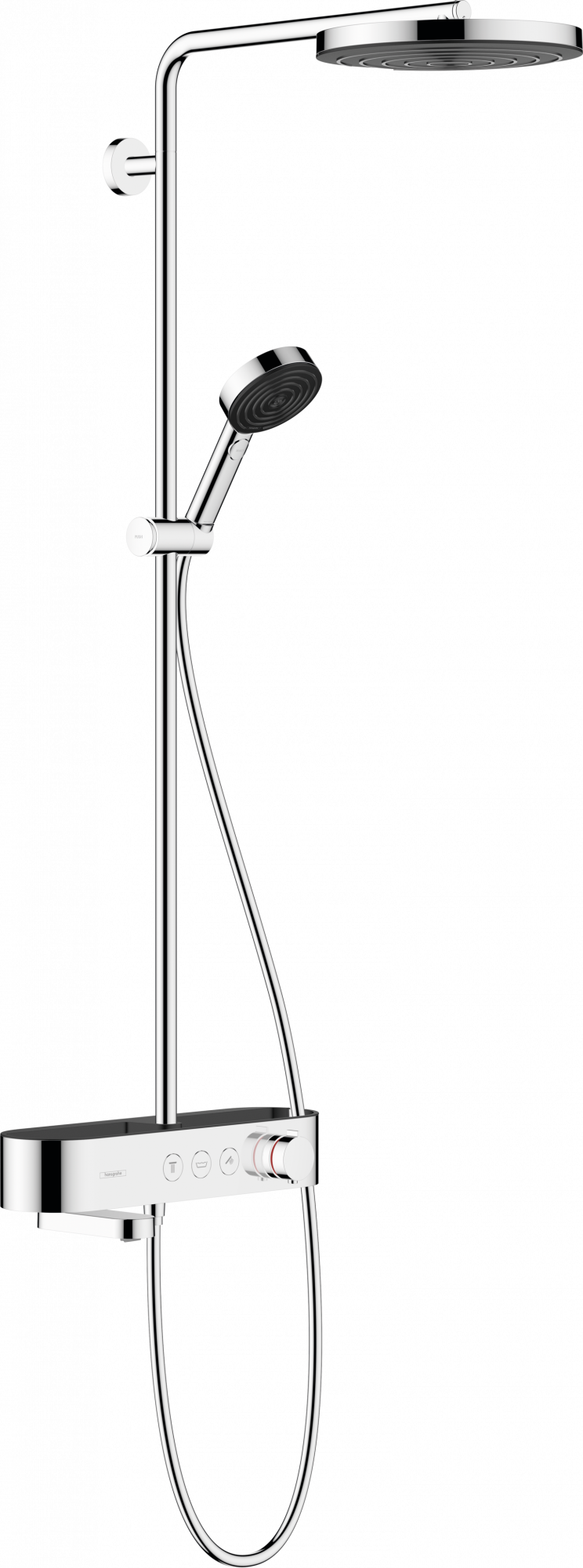 24230000 Pulsify S Showerpipe 260 1jet с термостатом для ванны ShowerTablet 400 Hansgrohe 