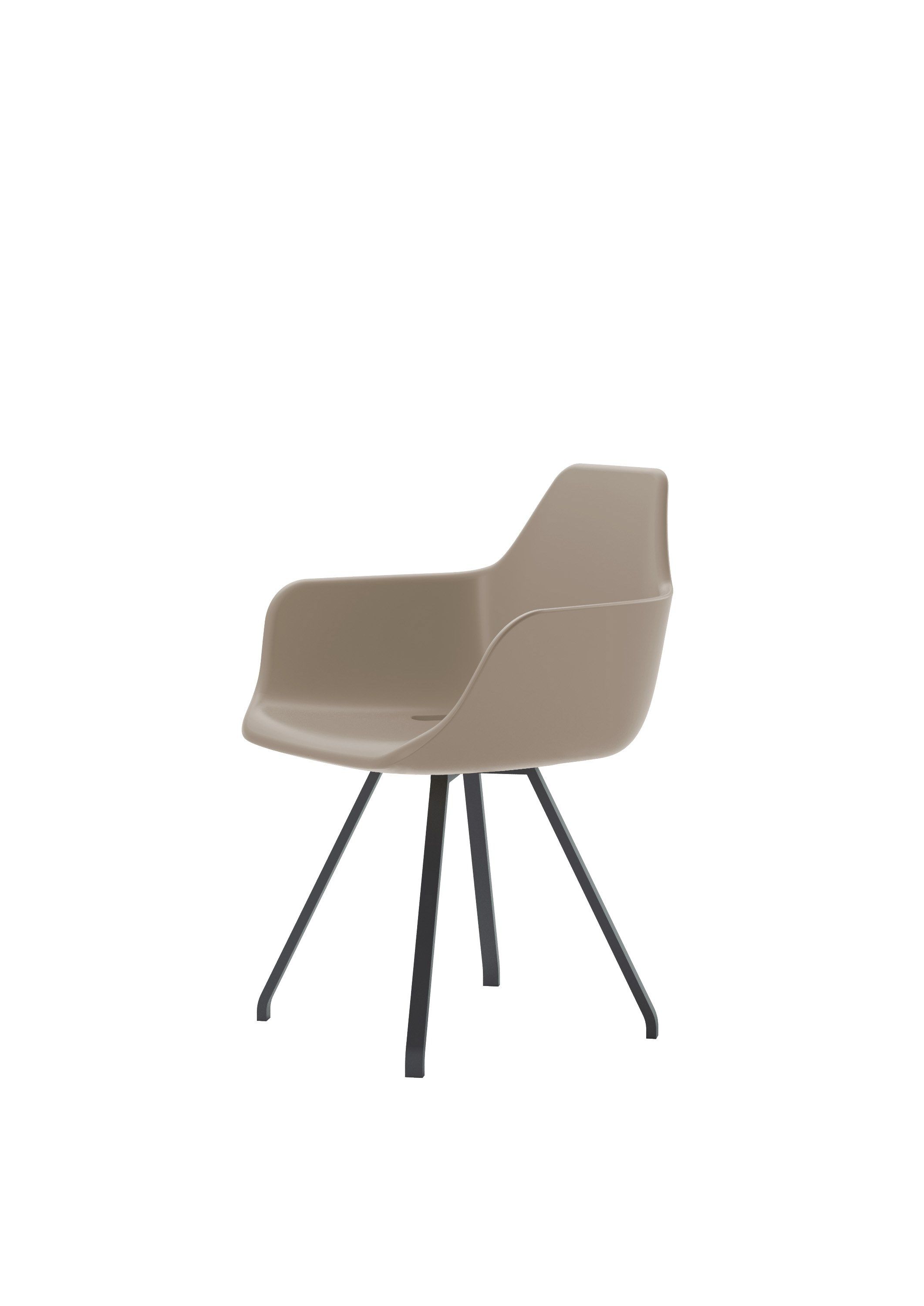 Стул из полиэтилена с подлокотниками ALMA DESIGN y Chair ARCH-00091130 - Вид №3
