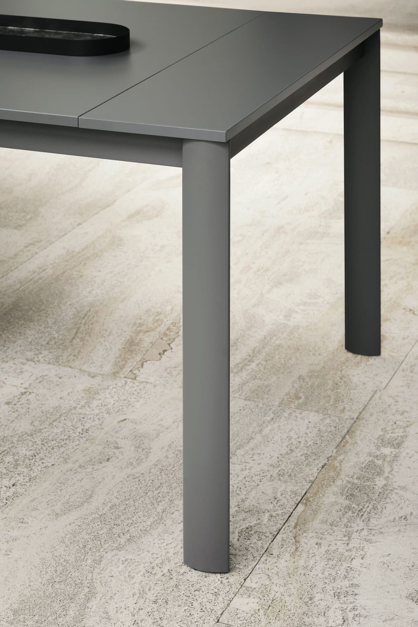 Стальная выдвижная консоль с меламиновой столешницей Bontempi Casa ETICO PLUS ARCH-00029604 - Вид №2