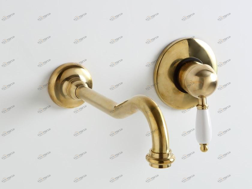 BLEU PROVENCE Смеситель для умывальника настенный на 2 отверстия Rubinetti per lavabo Rk03