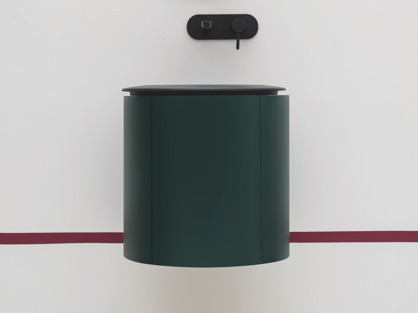 Подвесной шкаф для умывальника из МДФ с дверцами Axa Skyland ARCH-00065271