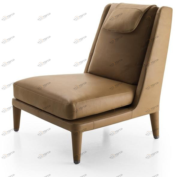 Maxalto Кожаное кресло с высокой спинкой Nidus sun-id-1487506