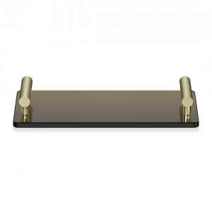 Лоток CLUB TAB DECOR WALTHER парезоловое стекло / тёмно-коричневый цвет 856183
