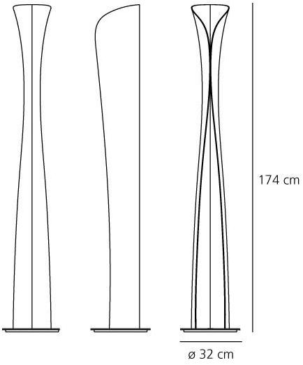 Artemide Светодиодный торшер прямого и отраженного света из стали Cadmo sun-id-1415286 - Вид №2
