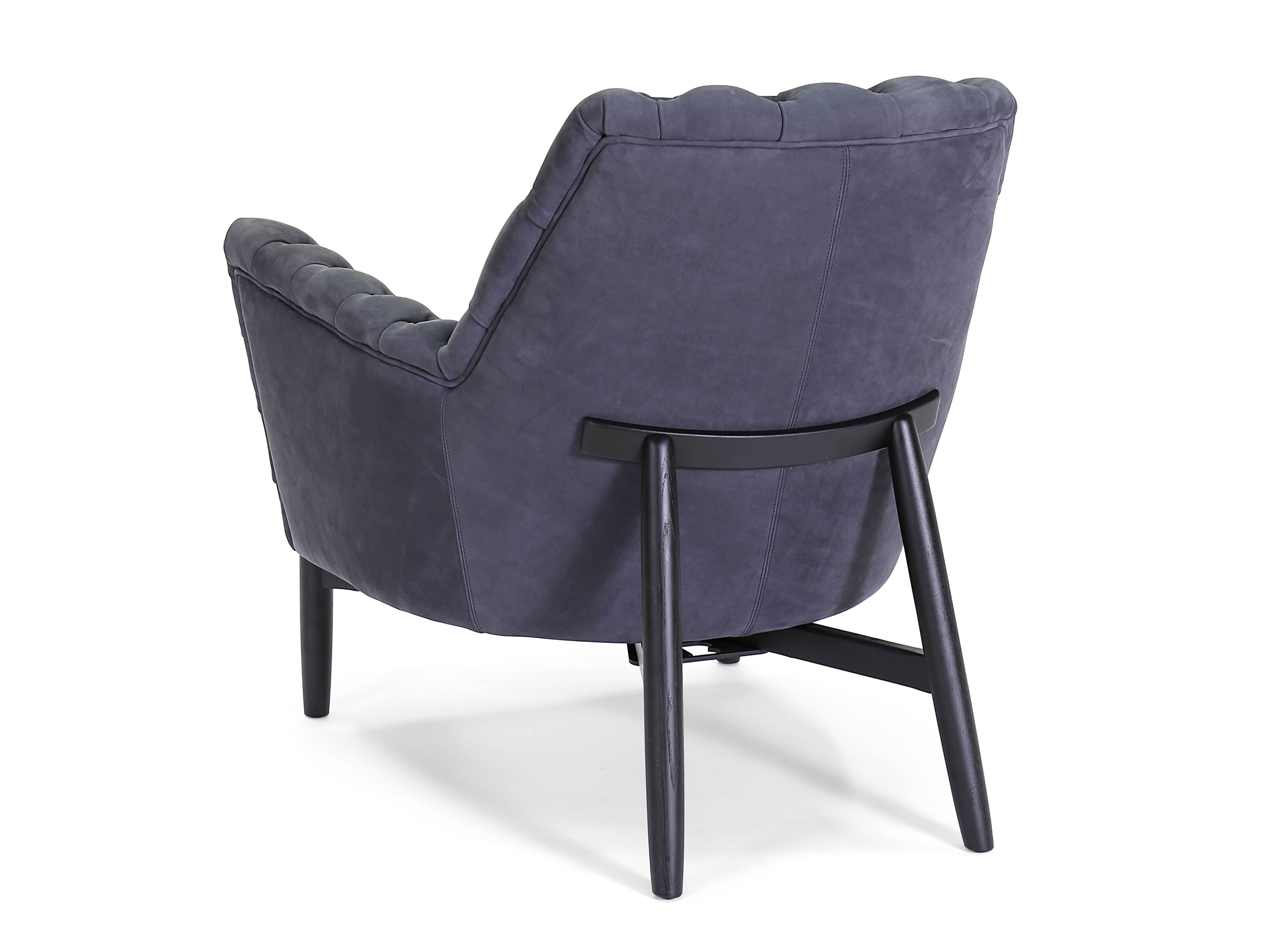 Кресло capitonné из нубука с подлокотниками Borzalino EVE CAPITONNÉ ARCH-00138409