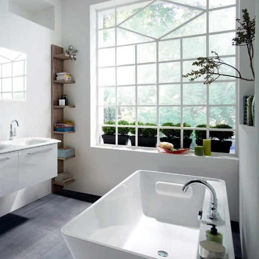 MWAP180 Senza Collection ванна из минерального литья, отдельно стоящая Burgbad 42709 - Вид №2