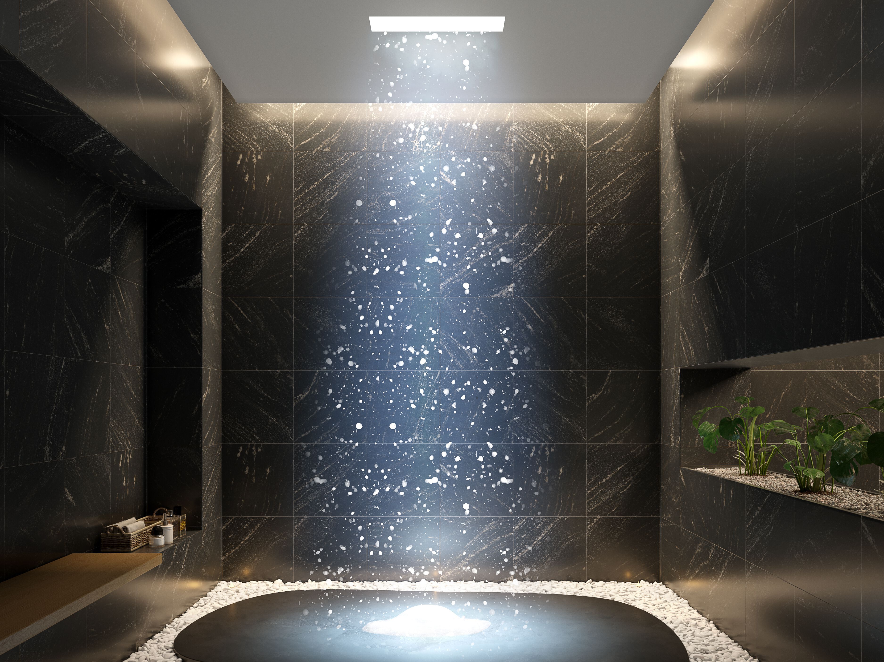 3-сторонний снежный фонтан TechnoAlpin Indoor Snowsky ARCH-00105411