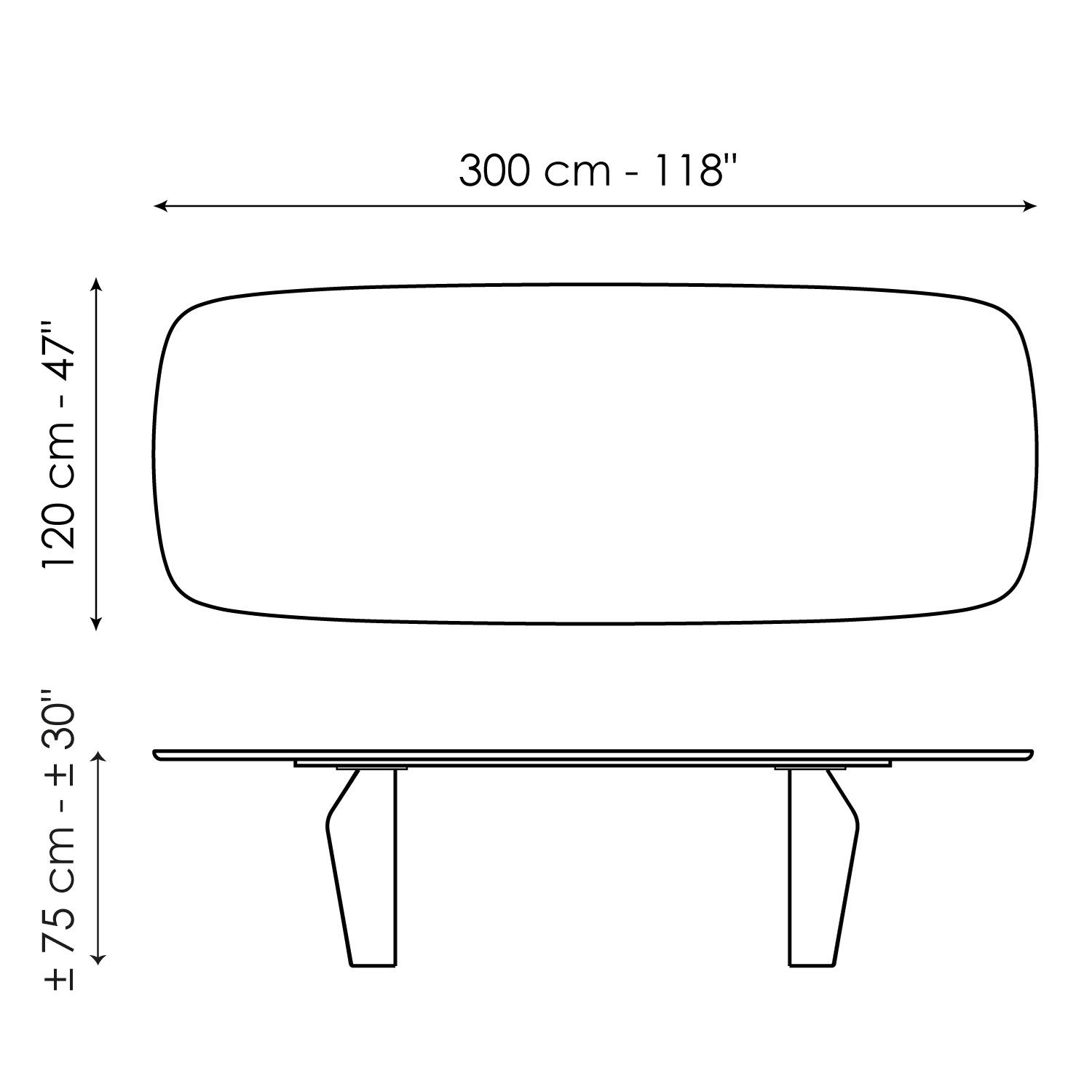 Бочковый стол BONALDO Flame ARCH-00131048 - Вид №6