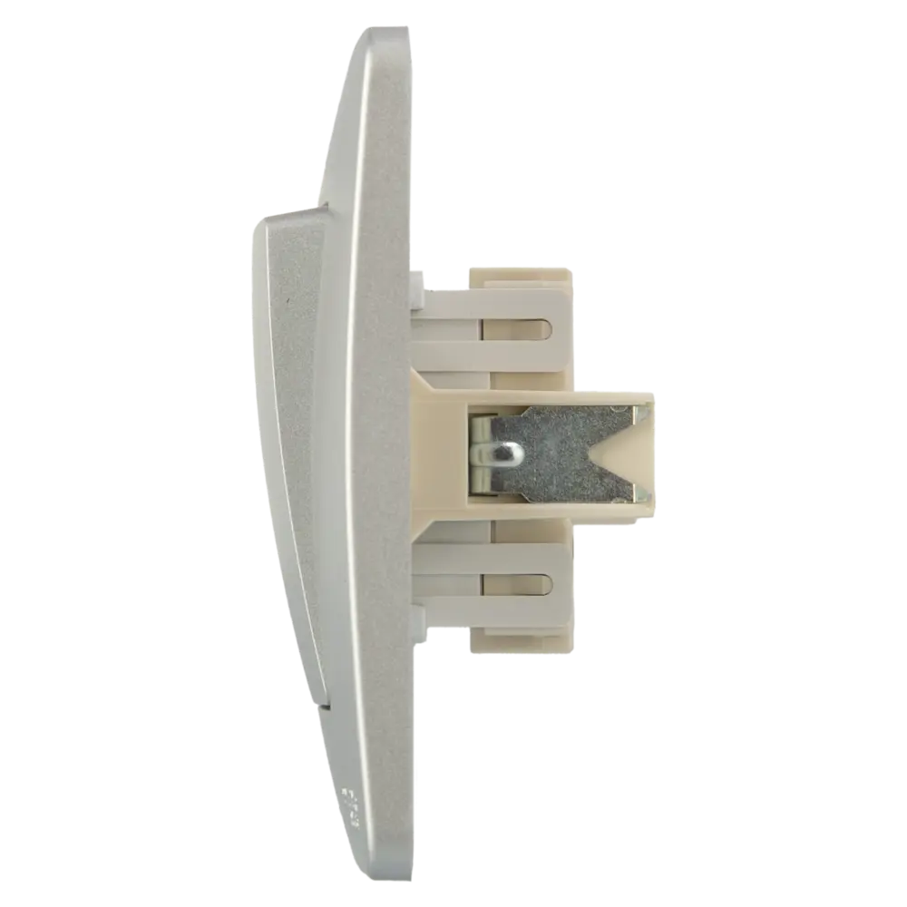 Выключатель встраиваемый Systeme Electric Blanca Сх1 1 клавиша цвет алюминий 82454946 STLM-2002913 - Вид №3