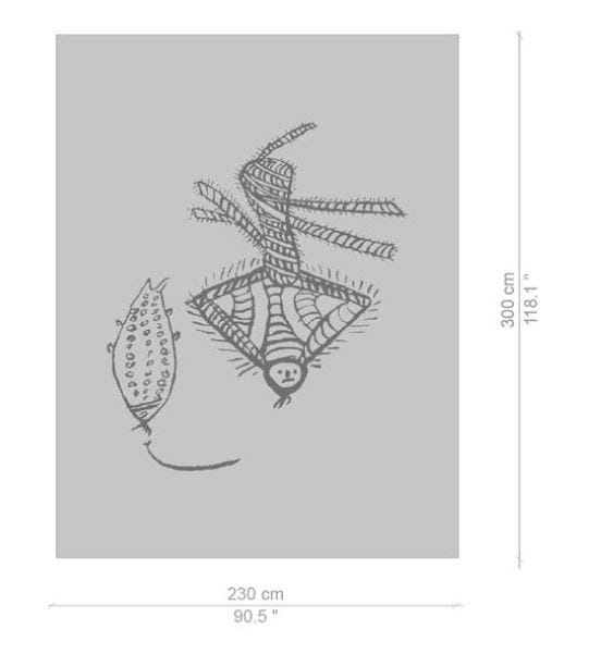 Ковер ручной работы с прямоугольным рисунком CASSINA GRAFFITI ARCH-00065112 - Вид №6