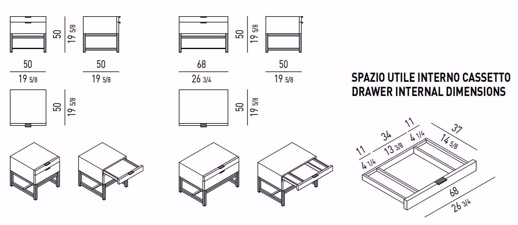 Minotti Прикроватный столик Harvey sun-id-1437962 - Вид №3