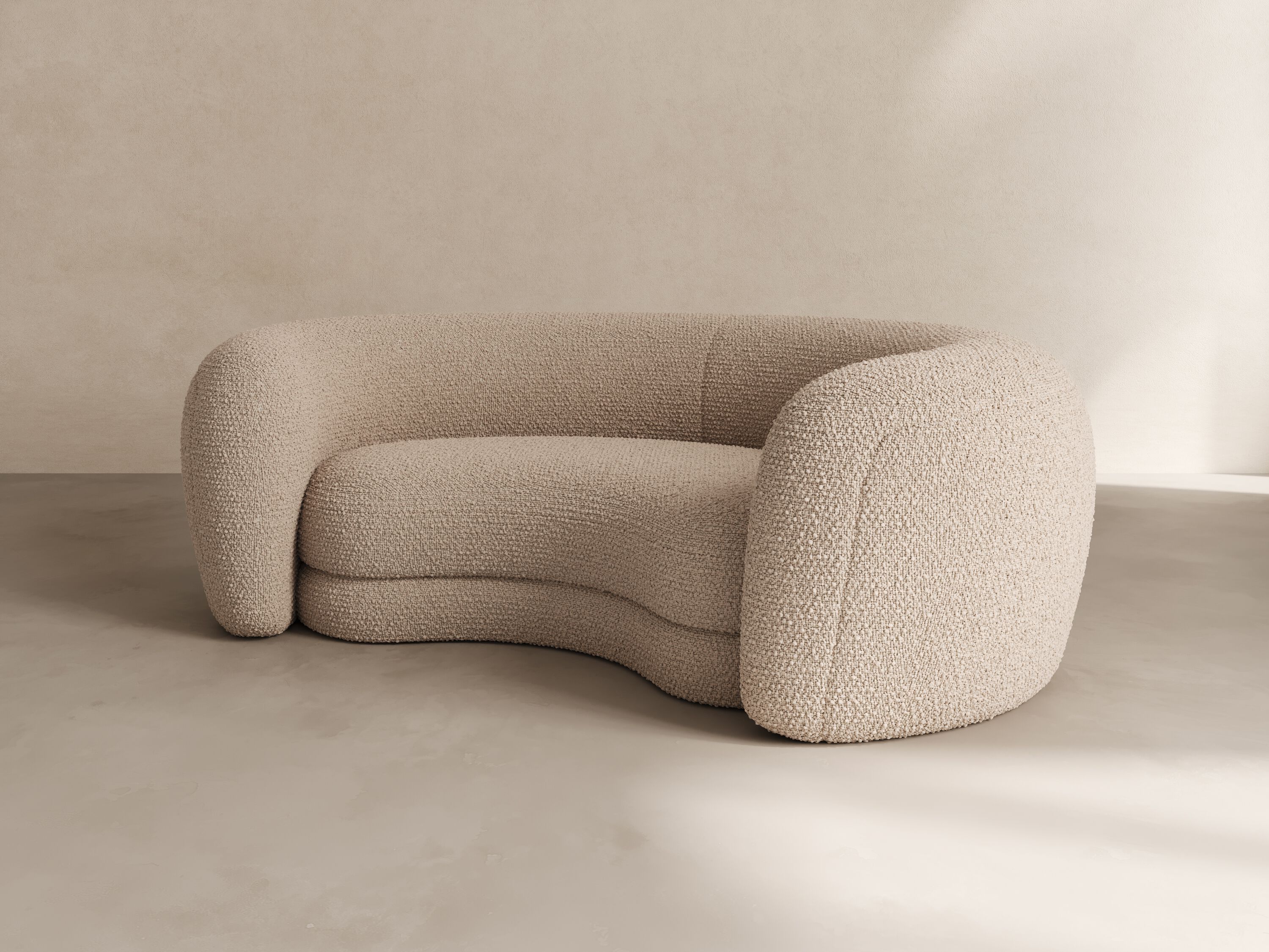 2-местный изогнутый тканевый диван Paloma Editions Palace ARCH-00078305 - Вид №1