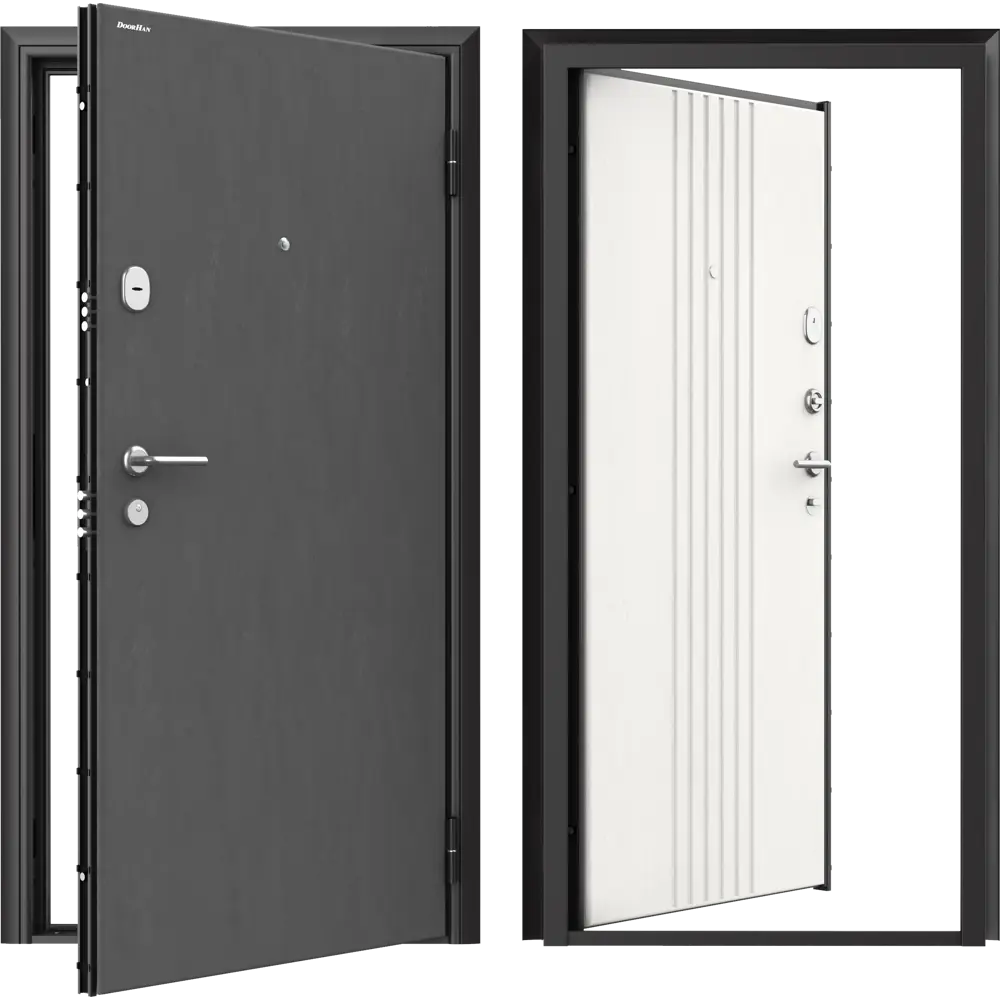 Дверь входная металлическая Премиум New 98x205 см правая белый 88483559 STLM-2095173 DOORHAN  - Вид №1