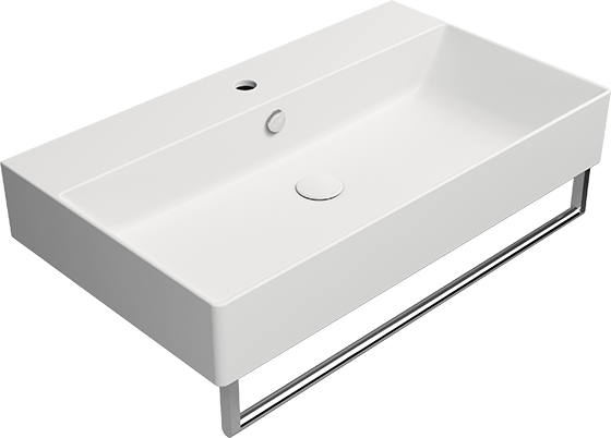 9422109 Подвесная раковина настенная овальная GSI ceramica  белая  - Вид №1