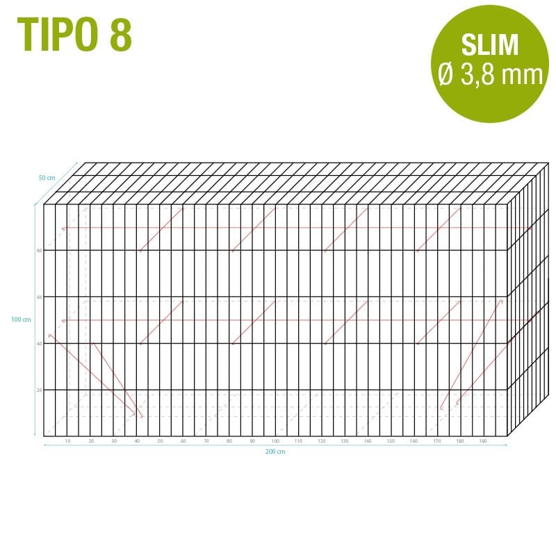 Габион и сетка для речной, горной и морской обороны в электросварной сетке GRANULATI ZANDOBBIO Шкатулка из натурального камня ARCH-00126045 - Вид №4