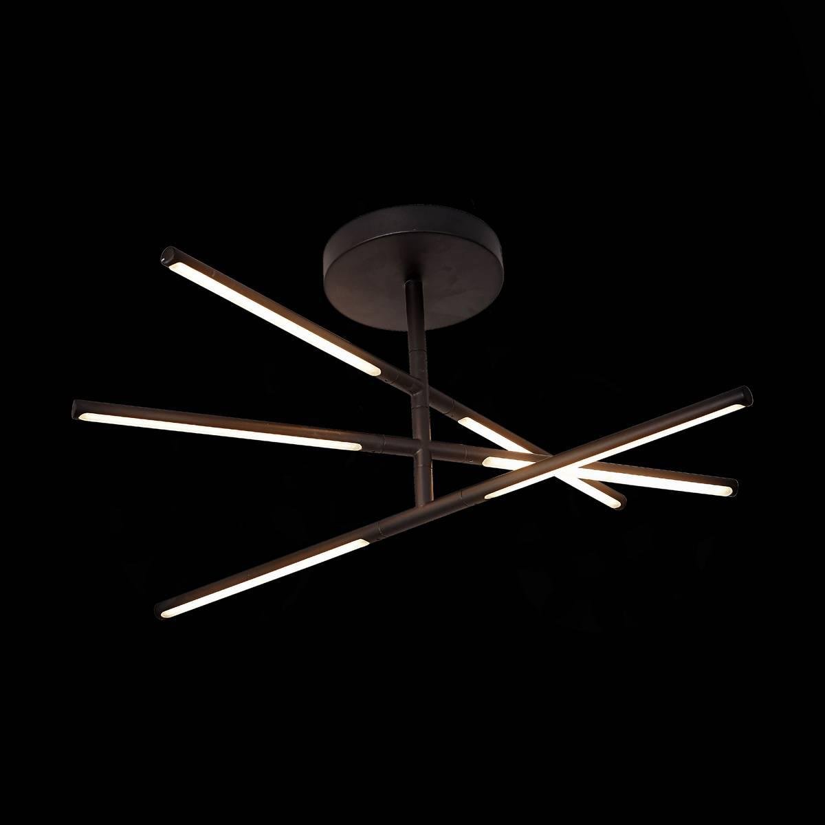 Потолочный светодиодный светильник черный Ralio SL1580.403.03 ST LUCE RALIO 00-3890680 Черный  - Вид №1