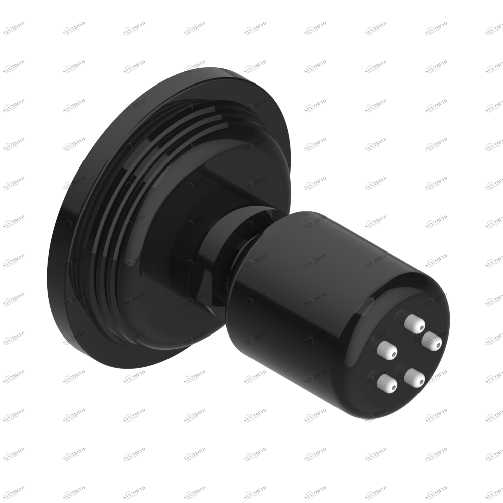 U9B-290/B Форсунка гидромассажная встраиваемая в стену 1/2" с защитой от жёсткой воды Thg-paris West Coast с металлическими ручками-рукоятками Покрытие PVD бронза U9B 290/B CAT.F