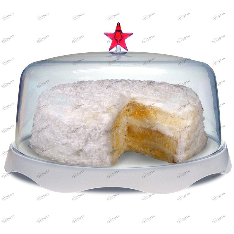 Тортовница белая подарочная большая Merry Tray QUALY  00-3869538 Белый 