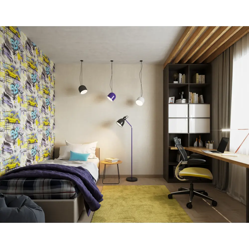 Обои флизелиновые Palitra Life Drive жёлтые 1.06 м PL71140-63 82046889 STLM-2184909 - Вид №3