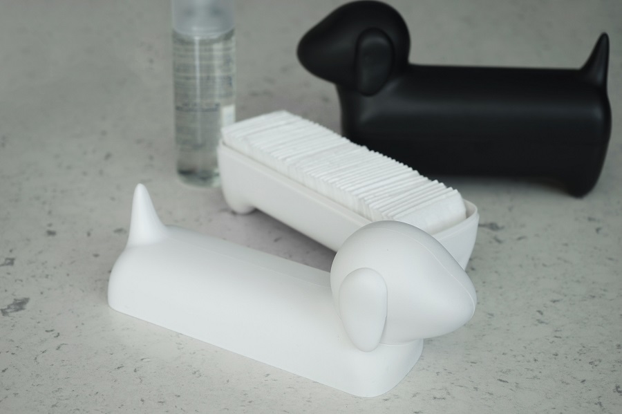 QL10291-BK Коробка для мелочей dacholder, черная Qualy  - Вид №3