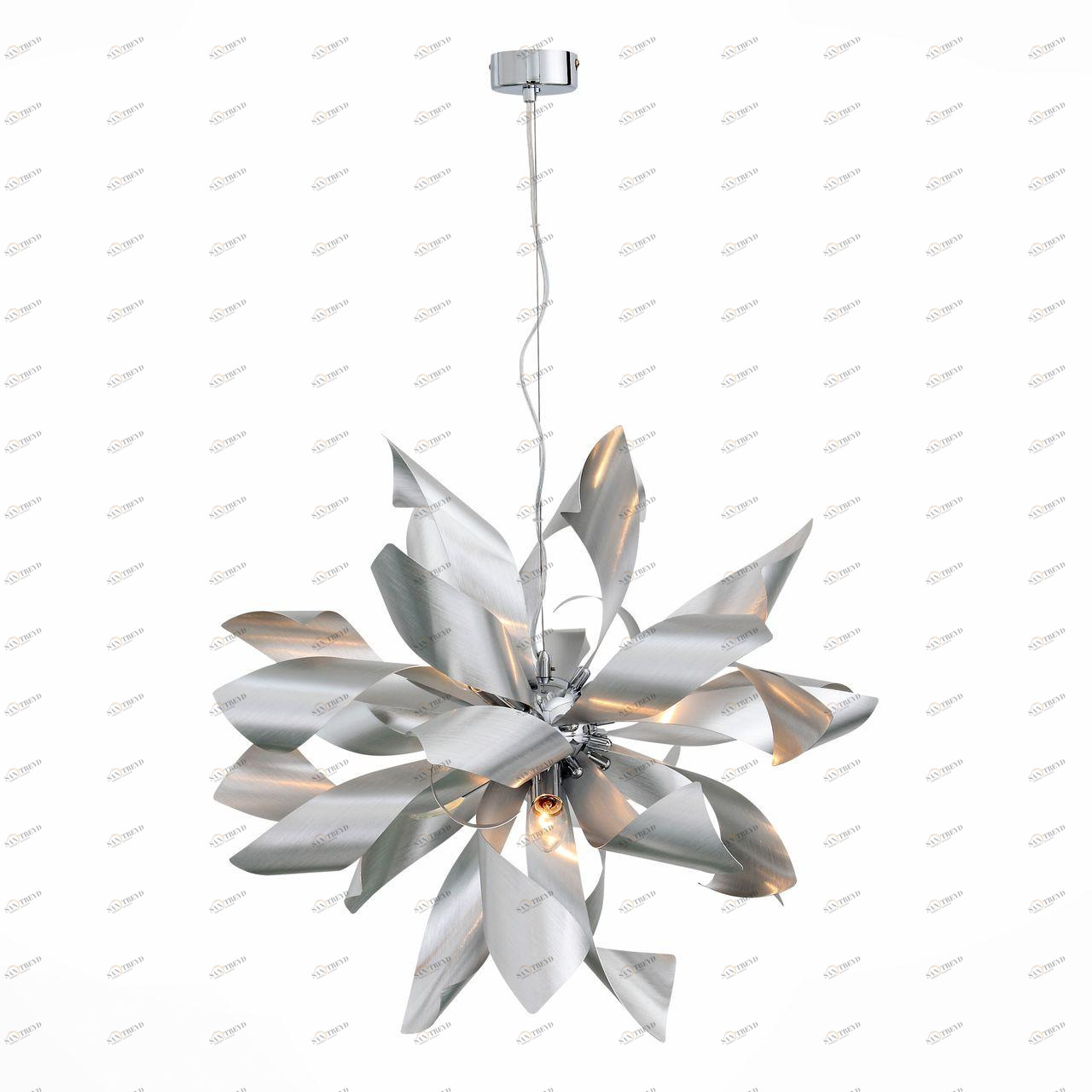 Дизайнерская подвесная люстра ST Luce Spiraglio SL453.003.06 серебро ST LUCE ДИЗАЙНЕРСКИЕ 108702 Серебро 