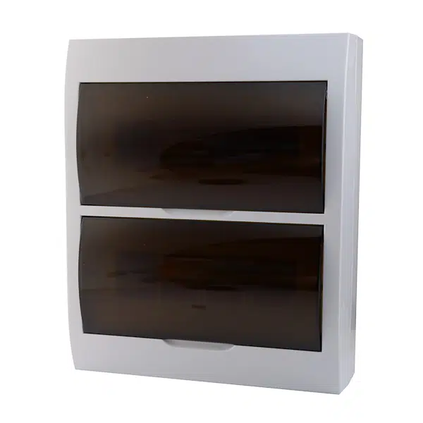 LUXRAY Бокс с прозрачной крышкой ЩРН-П-24 для наружной установки 24-х модульных устройств LEZARD 730-2000-024