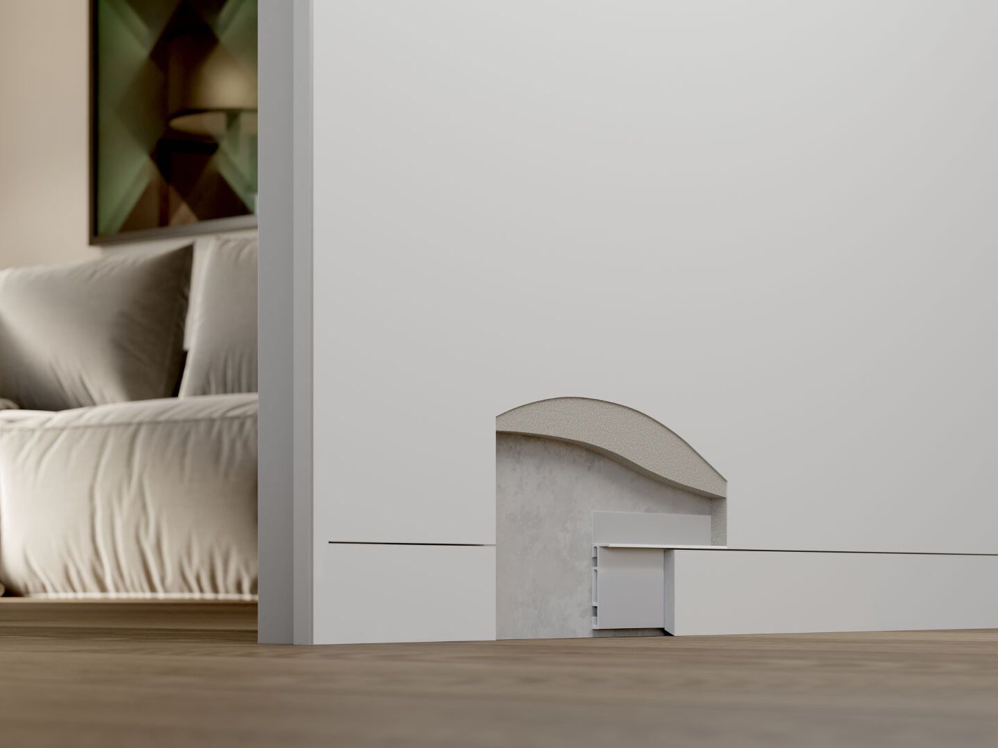 Плинтус провода стены Scrigno BATTISCOPA ARCH-00022255