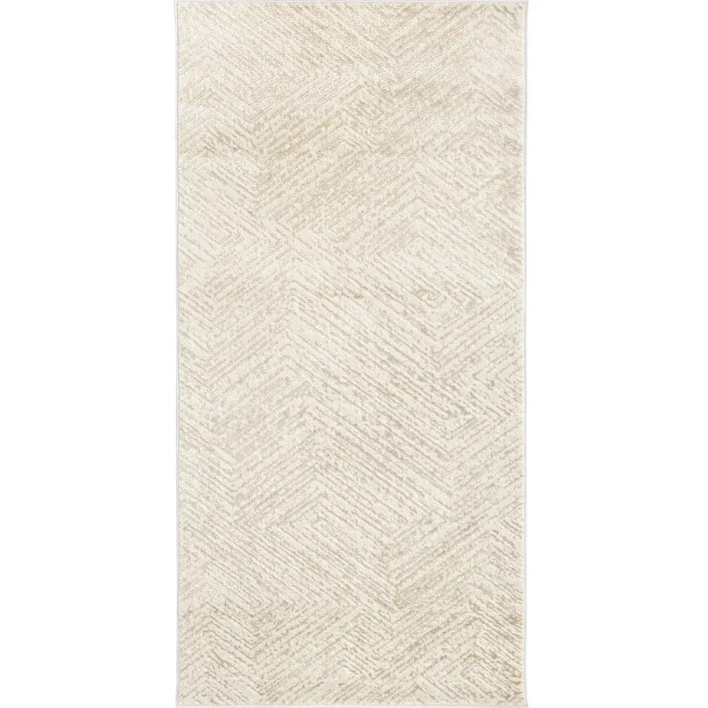 Ковер БЕЛКА Визион 100×200 см с рельефной текстурой в бежевых тонах 89424628 STLM-1570224 - Вид №1