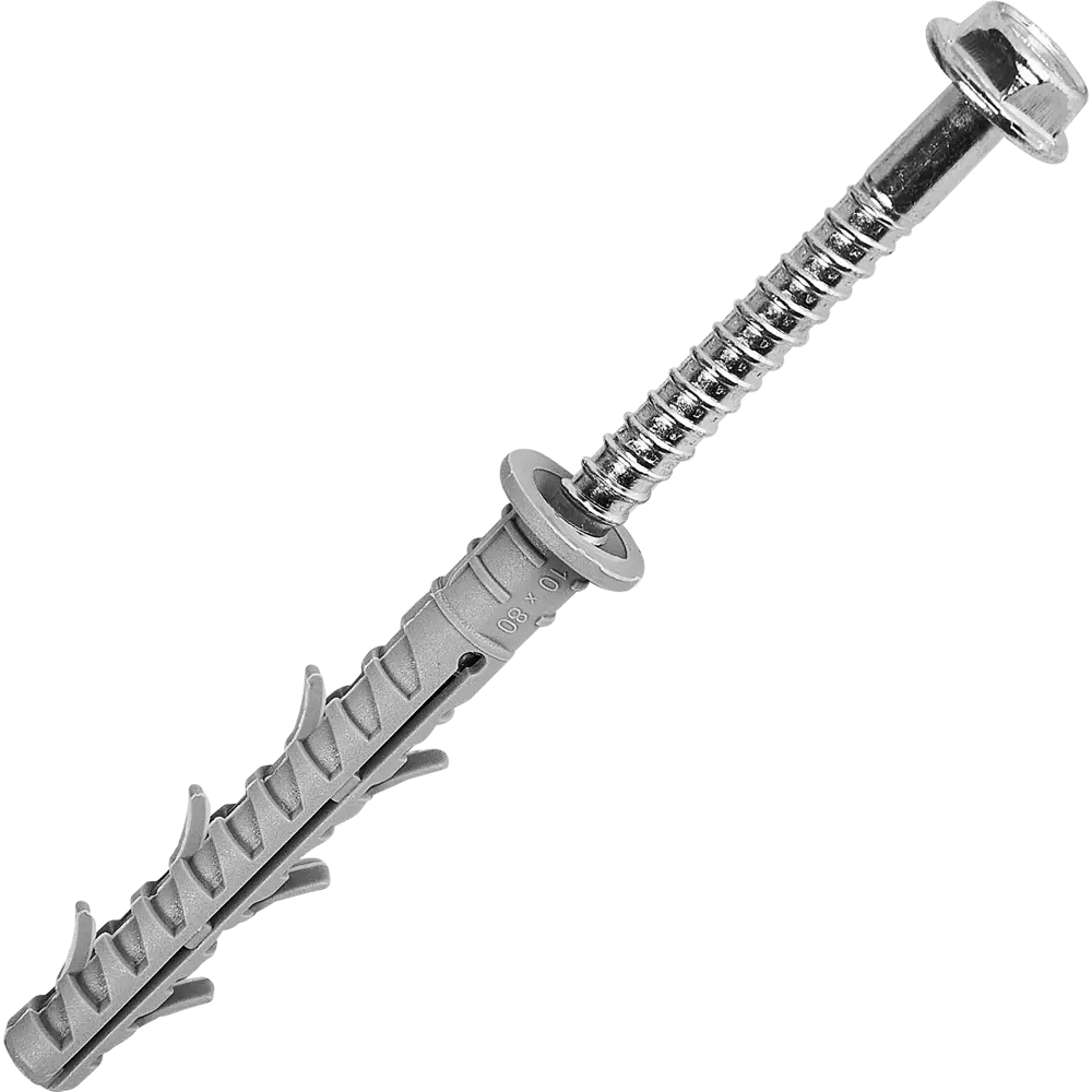 Santreyd Фасадный дюбель-шуруп 10×80 мм для утеплителя и наружных работ 89351053 STLM-1009191