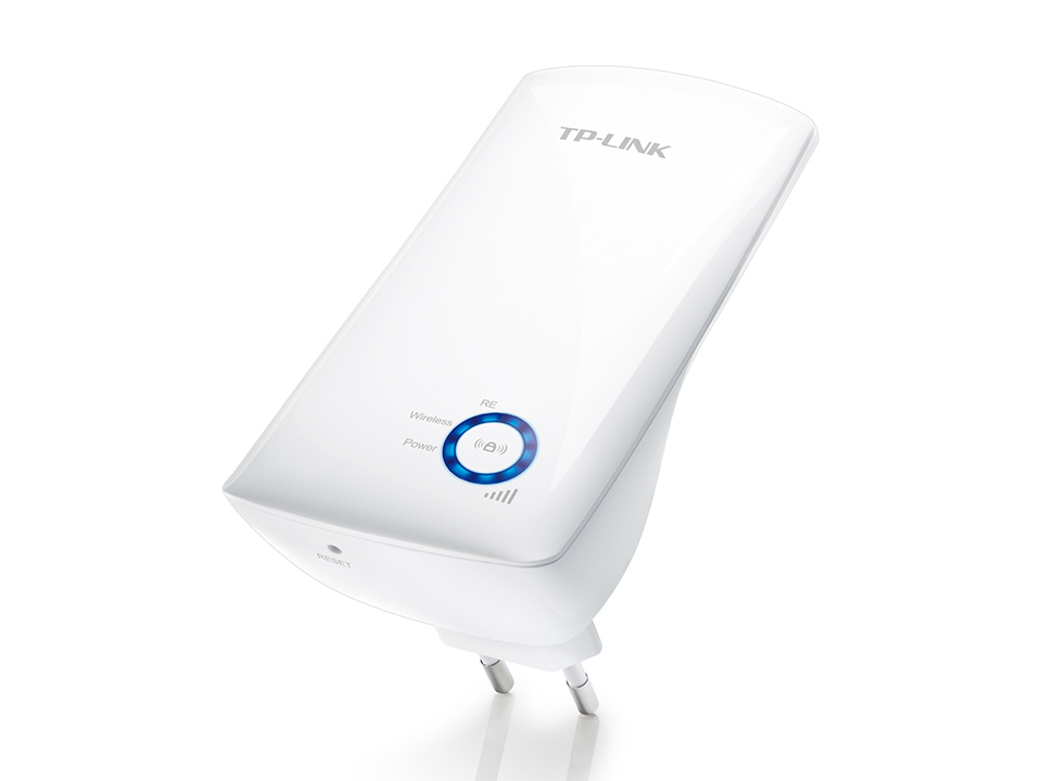 TL-WA854RE 300mbps wireless n wall plugged range extender, 2t2r, 2.4ghz, 802.11n/g/b, internal antennas, without ethernet port TP-Link Santreyd  - Вид №2