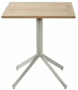 solpuri Складной квадратный обеденный стол из тика Yix