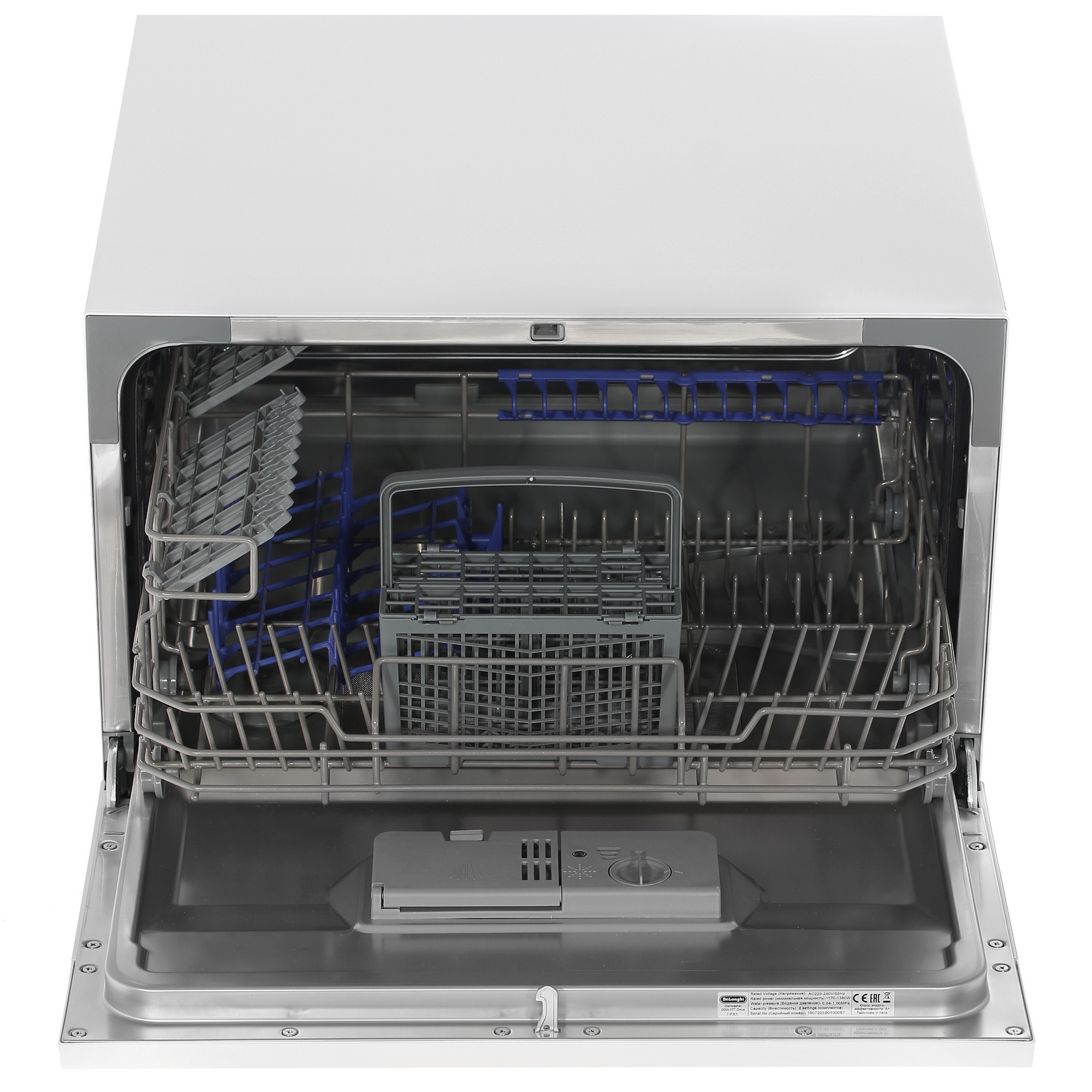 8121950 Посудомоечная машина DeLonghi DDW07T Onics белый STDN-0035131 - Вид №5