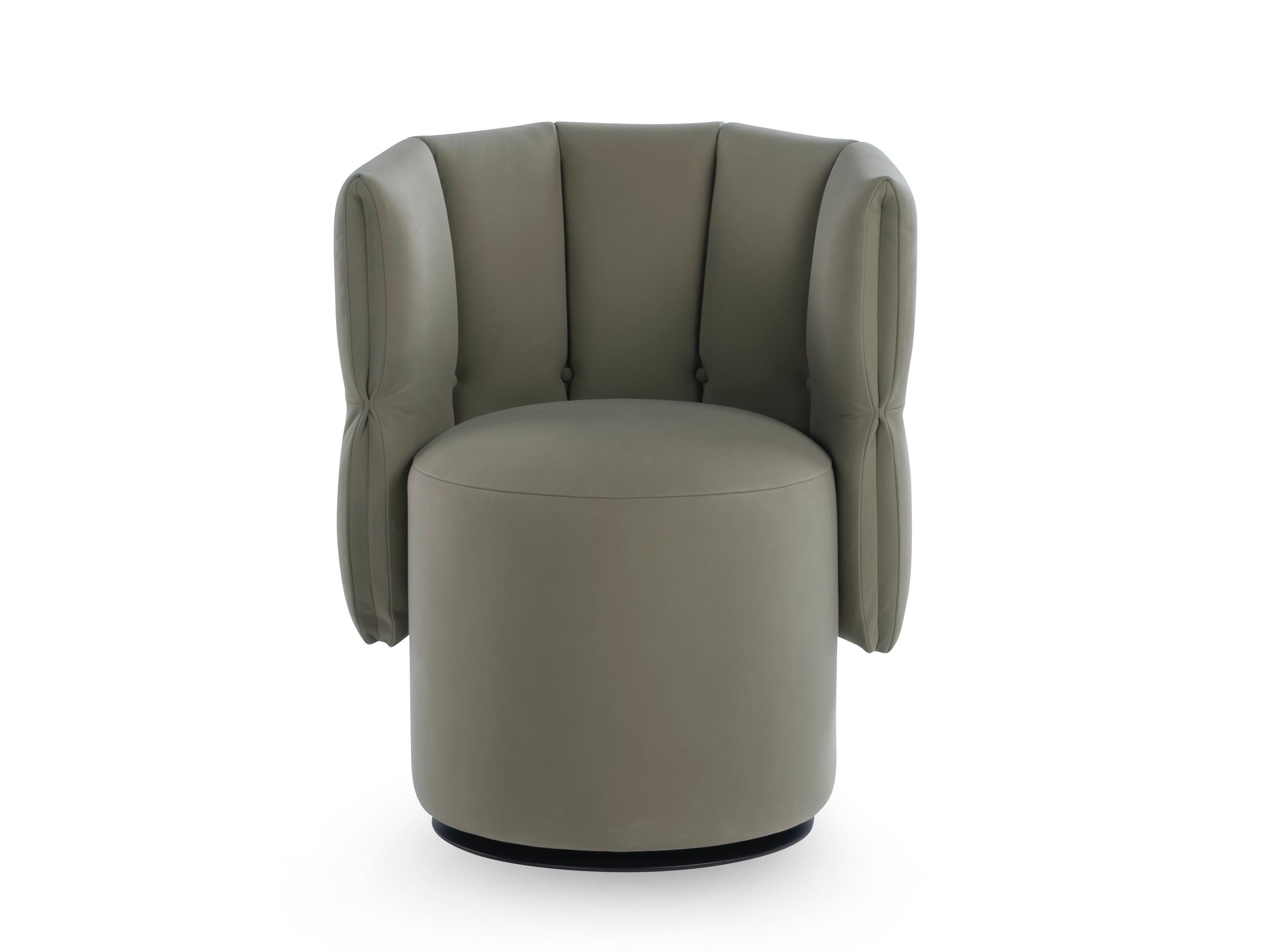 Кожаное вращающееся кресло Calia Italia Superior ARCH-00066216