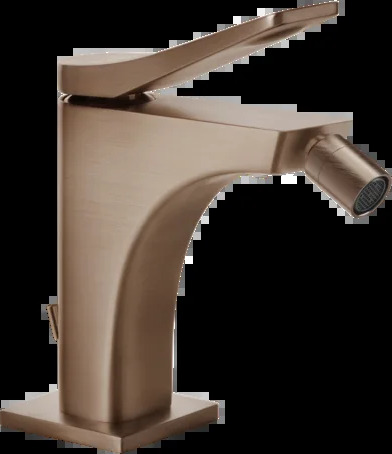 Смеситель для Биде 59007 708 Gessi Rilievo МЕДНЫЙ МАТОВЫЙ PVD