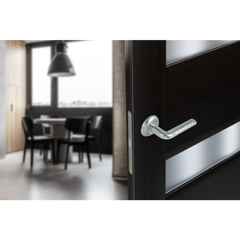 Дверные ручки EDSON EDS-45H-R1 в матовом хроме 85168430 STLM-0059316 - Вид №10