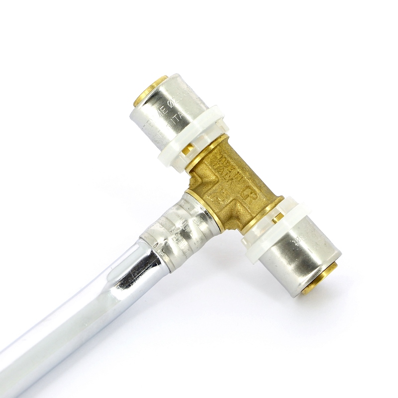 Тройник пресс с трубкой 300мм для радиаторов TIEMME 20x15 1650229 - Вид №2