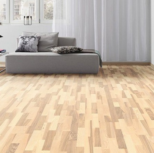 Паркетная доска Haro 4000 Series Top connect светлый белый Ясень Кантри с брашью (Текстурированная) 2200х180 мм 531840 - Вид №3