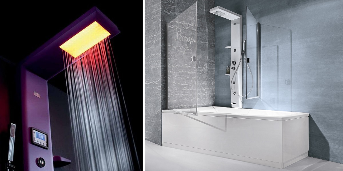 Душевая колонна Etoile c хромотерапией и изливом 4ETA8N0 Gruppo Geromin - Вид №1