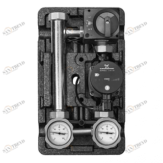 Смесительная насосная группа MEIBES MK 1" с электронным термостатом 0-95C, насос Grundfos UPM Hybrid ME4584156RU