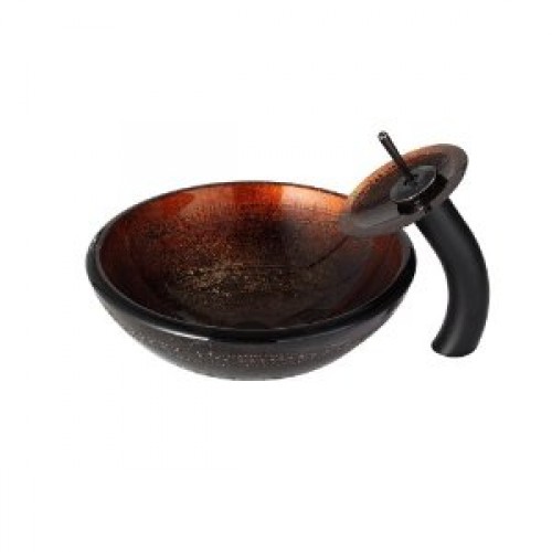 C-GV694-19mm-KGW1700 Накладная раковина на столешницу  прямоугольная Krausru  - Вид №4