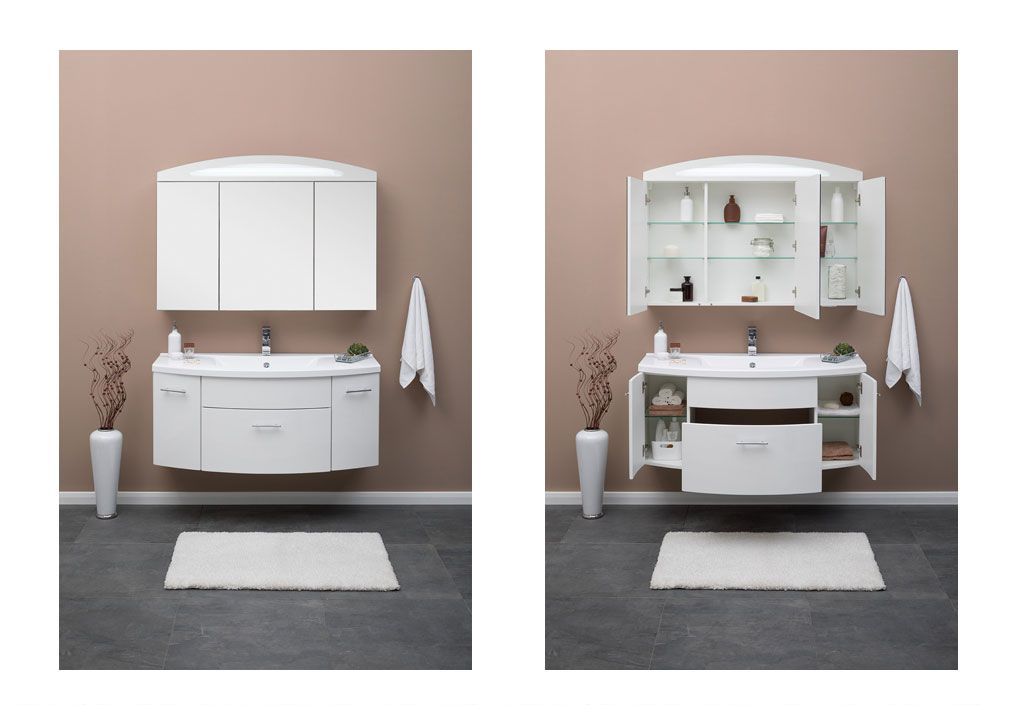 Тумба под раковину Aquanet Тренто 120 белый sun-id-270670 - Вид №3