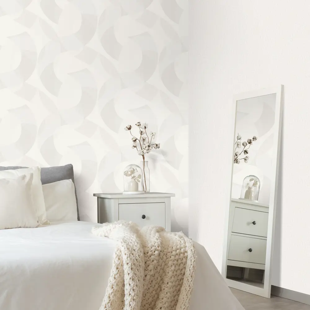 Обои флизелиновые Euro Decor Incas белые 1.06 м ED7124-00 88468845 STLM-2137244 - Вид №3