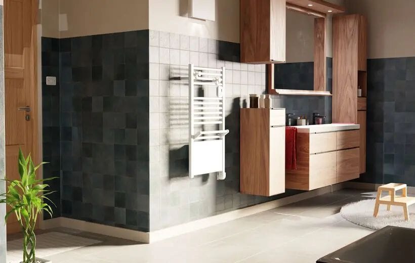 Настенный вертикальный полотенцесушитель intuis EZYBAIN ARCH-00149122 - Вид №1