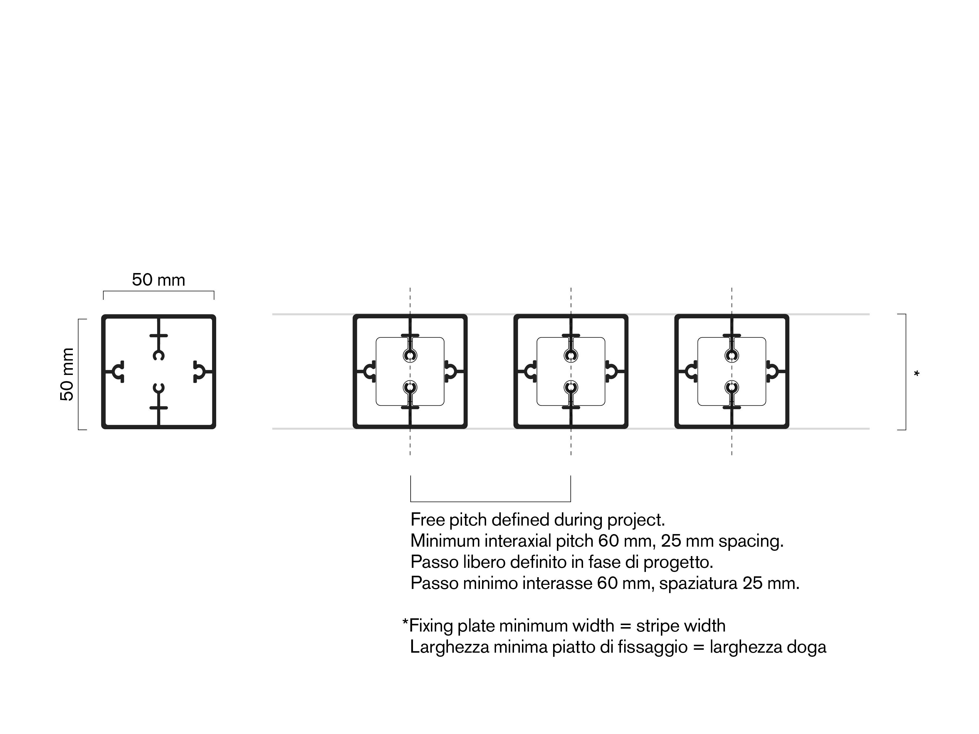 Модульная решетчатая система Dresswall Dresswall Stripes ARCH-00130157 - Вид №2